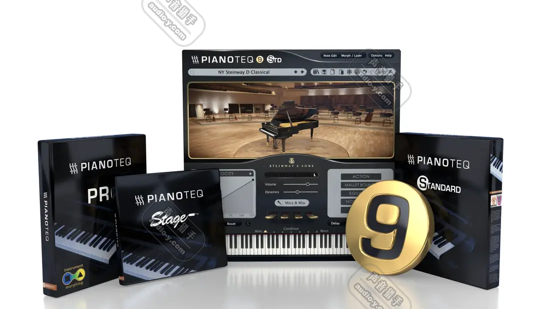 最强建模钢琴音源！Modartt Pianoteq Pro v9.1.2 WIN版