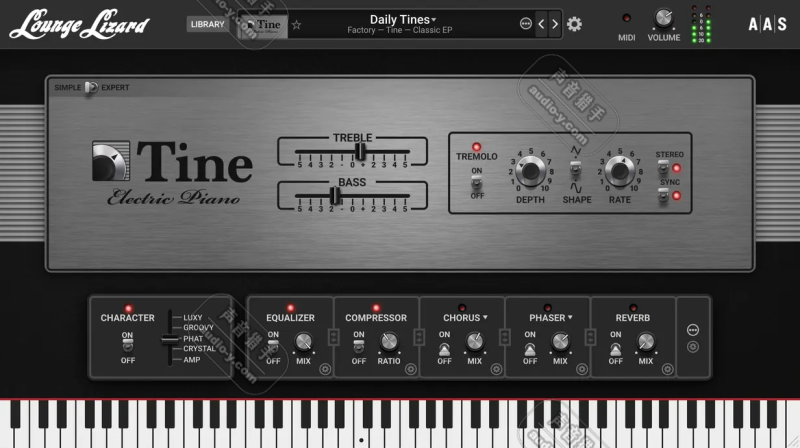 极品建模电钢琴音源！Lounge Lizard EP-5 v5.0.1 WIN&MAC | 声音猎手