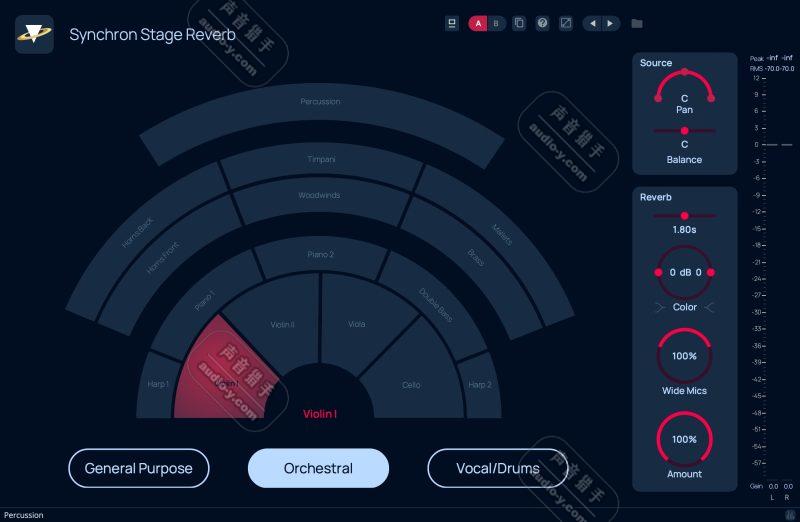 维也纳同步舞台采样混响插件!VSL Synchron Stage Reverb v1.1.591 WIN版 | 声音猎手