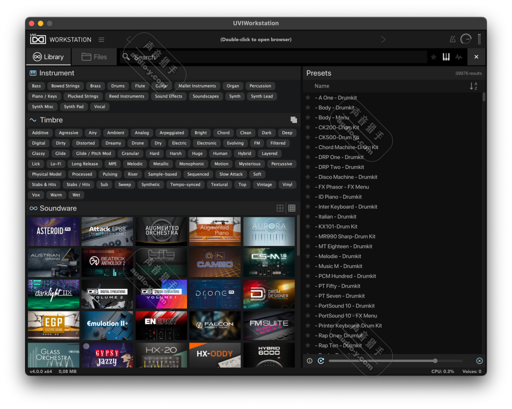 猎鹰采样器工作站版!UVI Workstation v4.0.3 WIN版 | 声音猎手