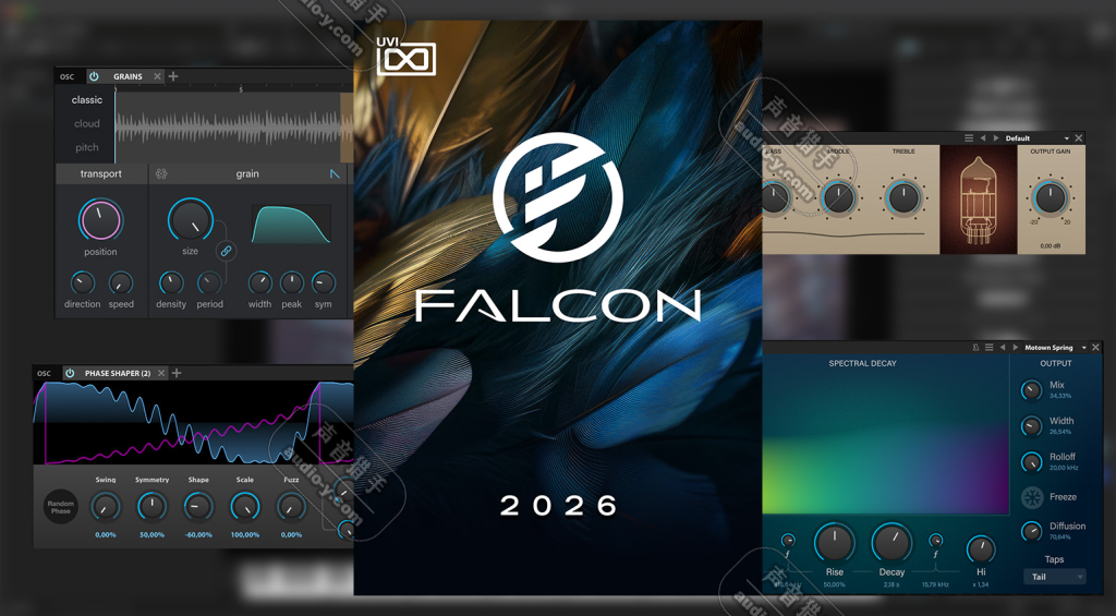 全新猎鹰采样器26版！UVI Falcon v26.0.2 WIN版（含原厂音色库 + UVI Tag Library） | 声音猎手