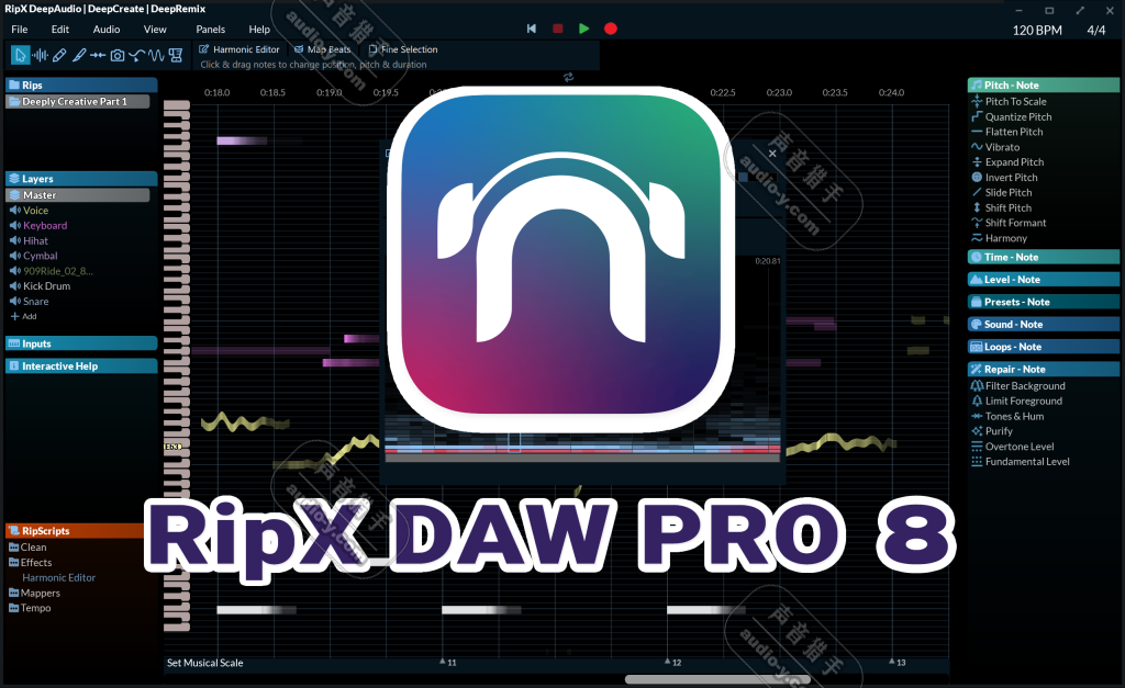 最新专业AI音频分离软件!Hit’n’Mix RipX DAW PRO 8 WIN版 | 声音猎手