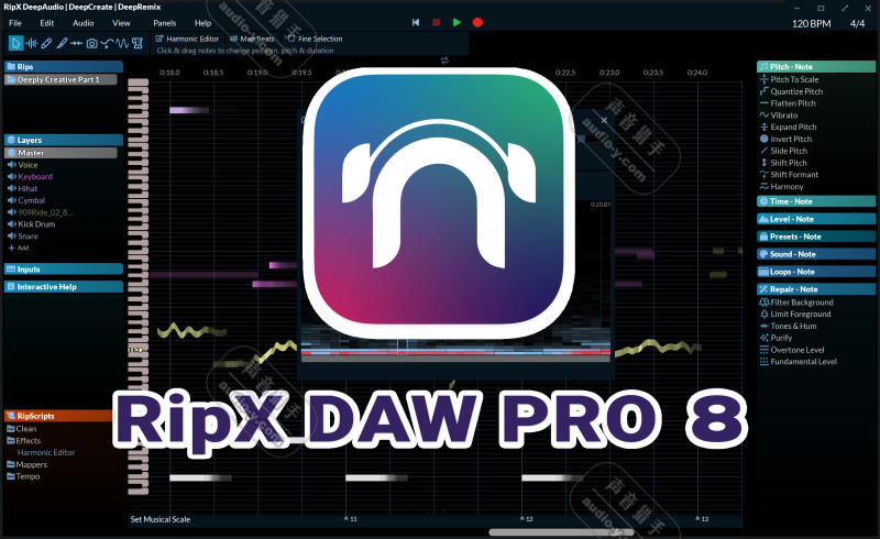 最新专业AI音频分离软件！Hit'n'Mix RipX DAW PRO 8 WIN版 | 声音猎手