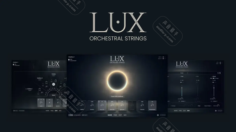 好莱坞级专业弦乐音源!Sonuscore LUX Orchestral Strings v1.0.1 KONTAKT | 声音猎手