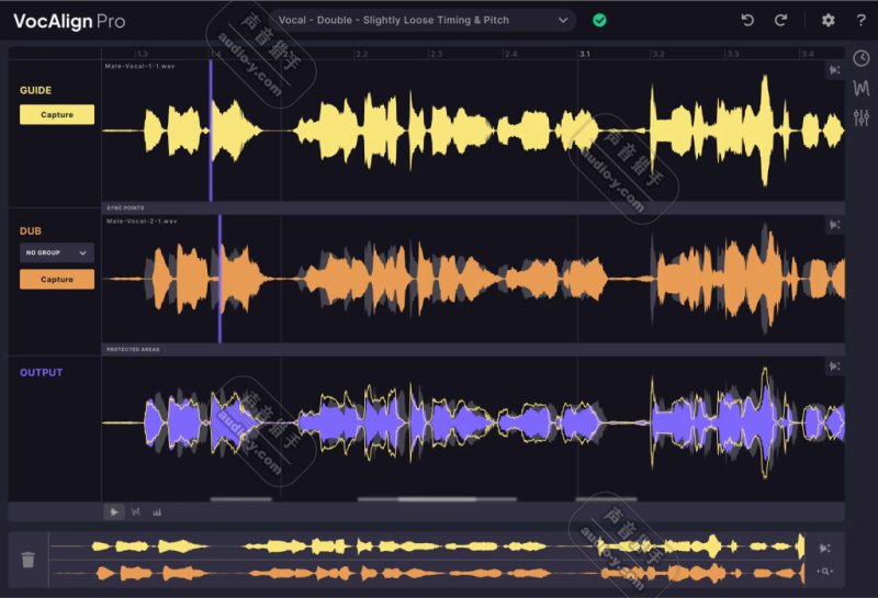 最新专业多音轨对齐音高修正插件！Synchro Arts VocAlign 6 Pro v6.1.30 MAC版 | 声音猎手