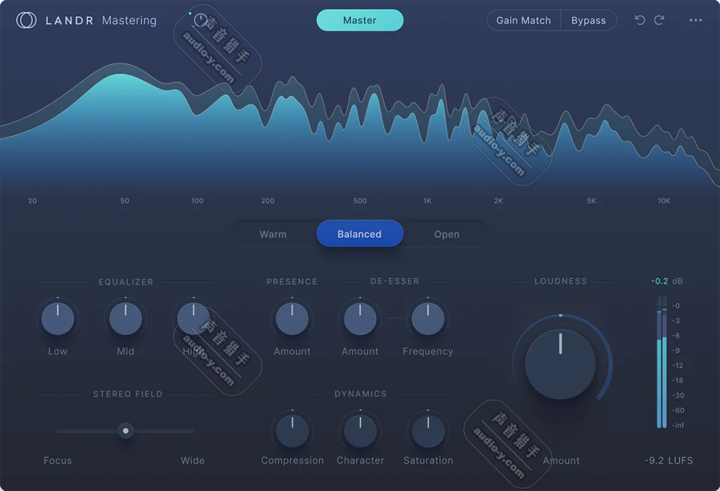 最强AI智能母带效果器！LANDR Mastering Plugin Pro v1.1.35 MAC版 | 声音猎手