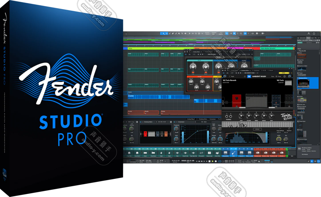 最新Studio One 8发布！Fender Studio Pro 8 v8.0.0 WIN版（附带安装教程） | 声音猎手