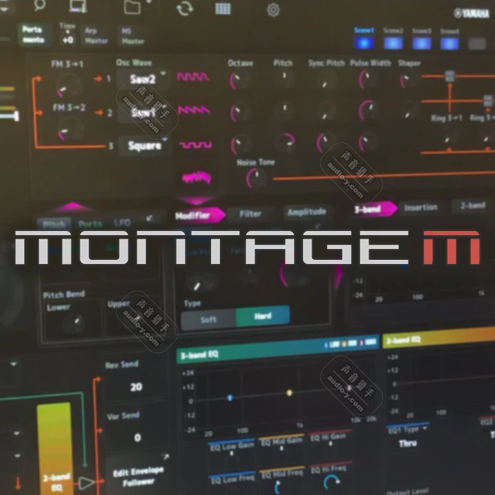 雅马哈蒙太奇合成器软音源!Yamaha Expanded Softsynth Plugin for MONTAGE M v3.0.1 WIN&MAC | 声音猎手