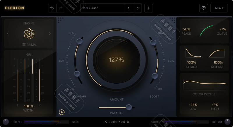 顶级母带总线一键优化效果器！Nuro Audio Flexion v1.0.1 WIN&MAC