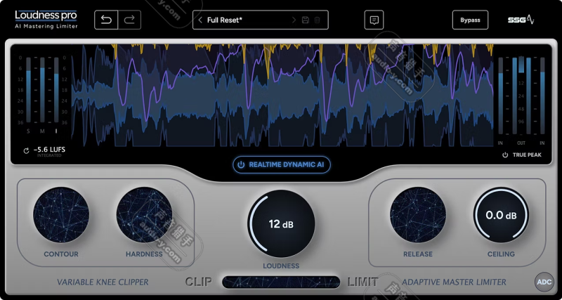 AI母带限制器超高响度插件！SSG Audio Loudness Pro v1.0.75 WIN&MAC